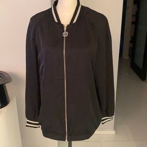 H&M Divided black satin/Poly jacket